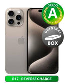 Apple iPhone 15 Pro Max 256GB 6.7" Nat Tit Used Grado-A Original BOX-0