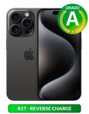 Apple iPhone 15 Pro 256GB 6.1" Black Tit. Ricondizionato Grado-A-0