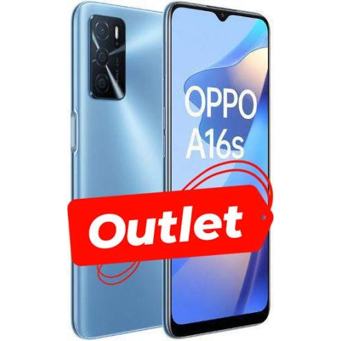 OPPO A16s 4+64GB 6.5" Seconda Mano Pearl Blue DS Operatore-0