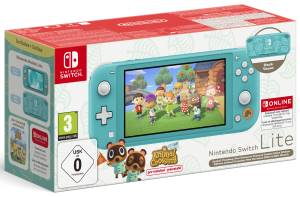 Switch lite Console Turchese + Animal C.N.H. + NSO 12 mesi (LIMITED)-0