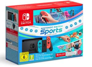 Switch Console 1.1 Neon Blue/Neon Red+Switch Sport+Fascia+12 Mesi EU-0