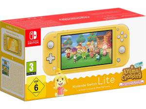 Switch lite Console Animal Crossing Yellow-0