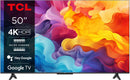 TCL Smart TV 50" Display LED 4K Ultra HD Sistema Google TV 50P655 TCL