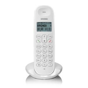 Telefono Cordless Brondi Lotus Bianco-0