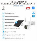 Telecamera 4G SMART DA ESTERNO CON PANNELLO SOLARE TV-Q25-4MP