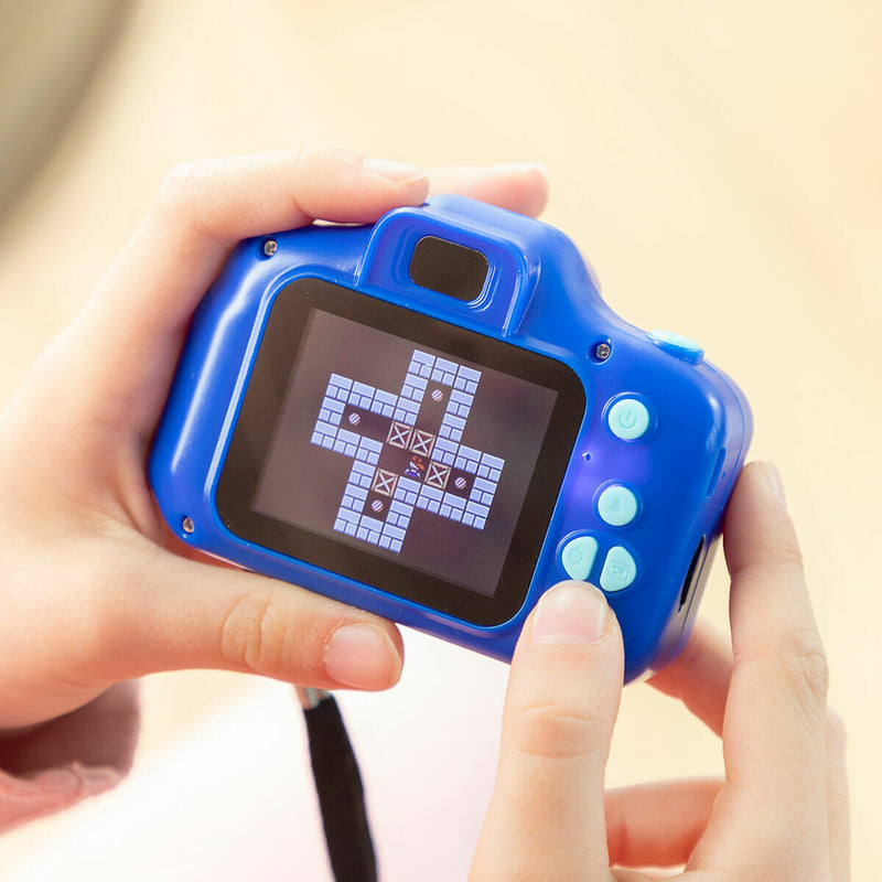 Fotocamera Digitale per Bambini Ricaricabile con Giochi Kiddak InnovaGoods-11