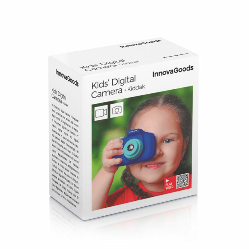 Fotocamera Digitale per Bambini Ricaricabile con Giochi Kiddak InnovaGoods-1