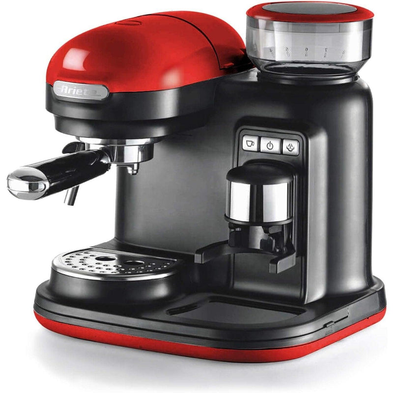 Ariete Macchina da caffè espresso con macinacaffè Moderna Rosso ( nuova siggilata) - bigeshop