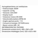 Asciugatrice portatile 2,5 KG salva spazio classe a 850watt ( nuova siggilata ) - bigeshop