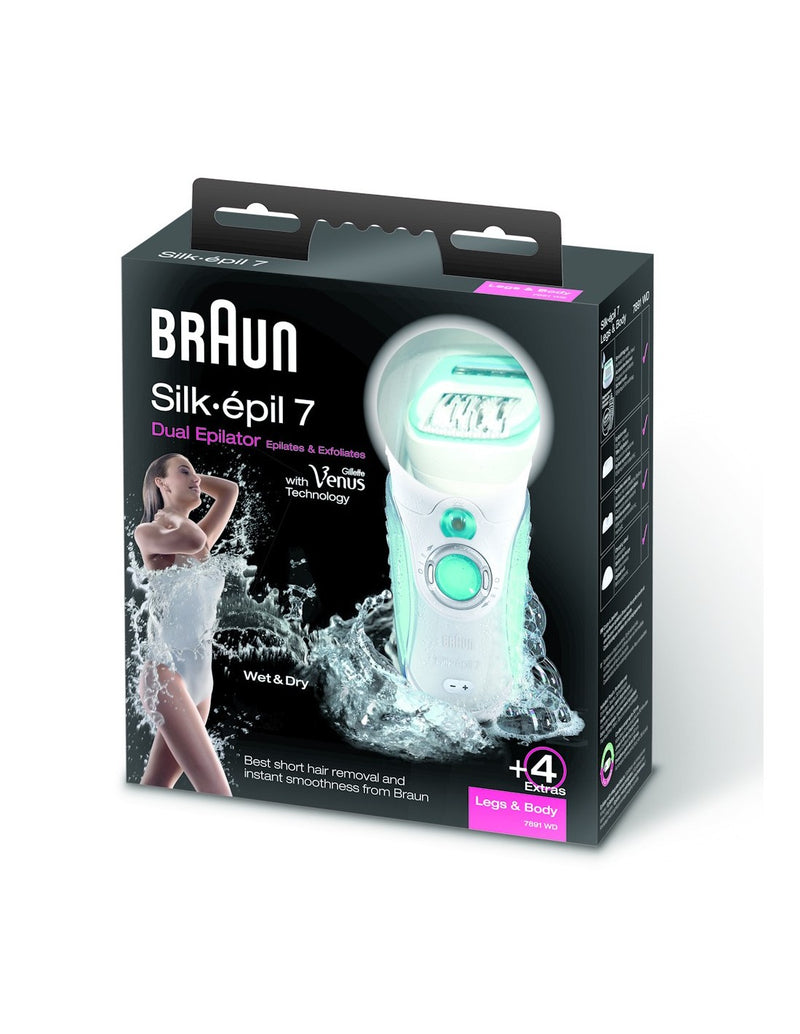 Braun epilatore  Silk-épil 7 7891 WET & DRY Dual !  Dual Epilator