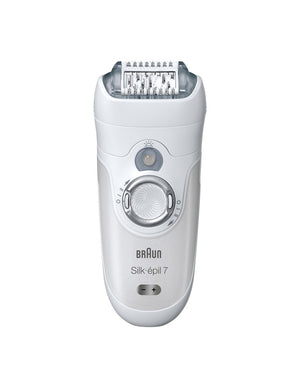 Braun epilatore silk epil 7681 serie 7 bianco