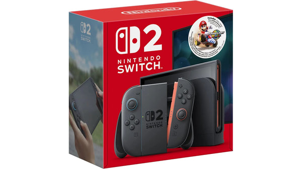 Switch 2 Console Black + Mario Kart World Nintendo