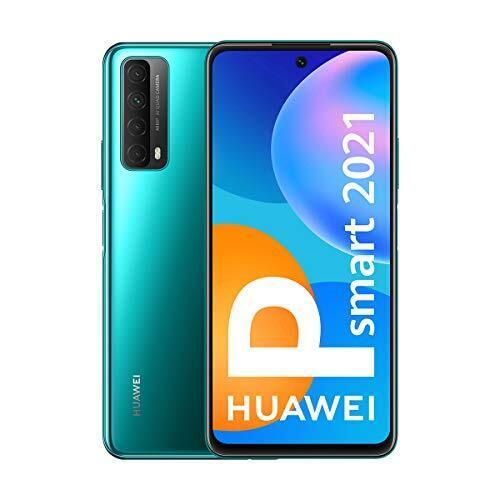 HUAWEI P smart 2021 - Smartphone 128GB, 4GB RAM, Dual Sim, Crush Green (S8G) - bigeshop