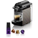 Nespresso KRUPS Pixie XN304TK MACCHINA CAFFÈ CAPSULE, Titan (PICCOLI GRAFFI SUPERIORI ) - bigeshop