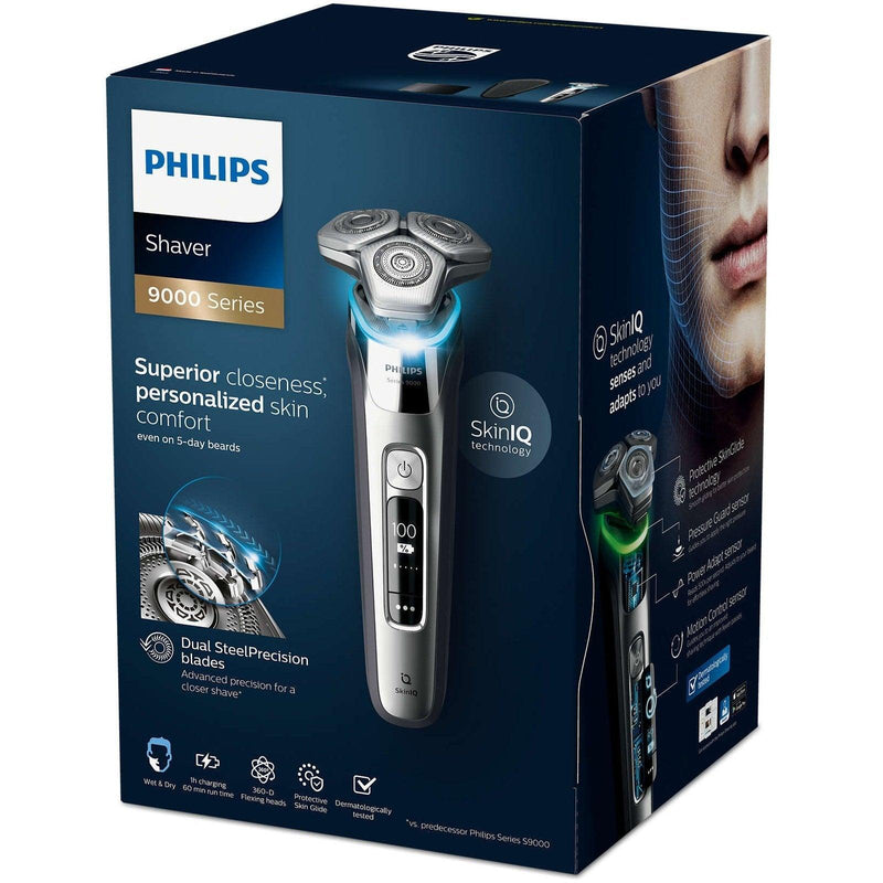 Philips Shaver Serie 9000, Rasoio Elettrico Wet & Dry (modello S9987/55) - bigeshop