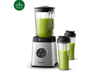 Philips Frullatore per Frullati e Smoothie - 1400W, Caraffa in Vetro da 2L, App di Ricette, Velocità Variabile, ProBlend 6 3D (HR3655/00) Philips