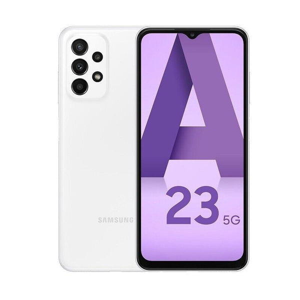 SAMSUNG GALAXY A23 5G DUAL SIM SM- A236B 128GB RAM 4GB WHITE ITALIA NO BRAND - bigeshop