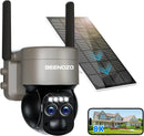 Telecamera videosorveglianza Beenozo 4K 8X 360° PTZ Wi-Fi A Batteria E Pannello solare BEENOZO