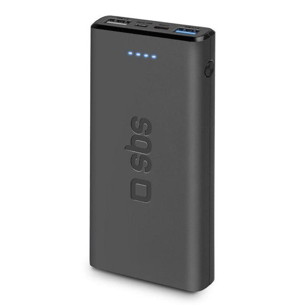 Power Bank 10000mah Sbs extra slim con porta USB 2.1A - bigeshop