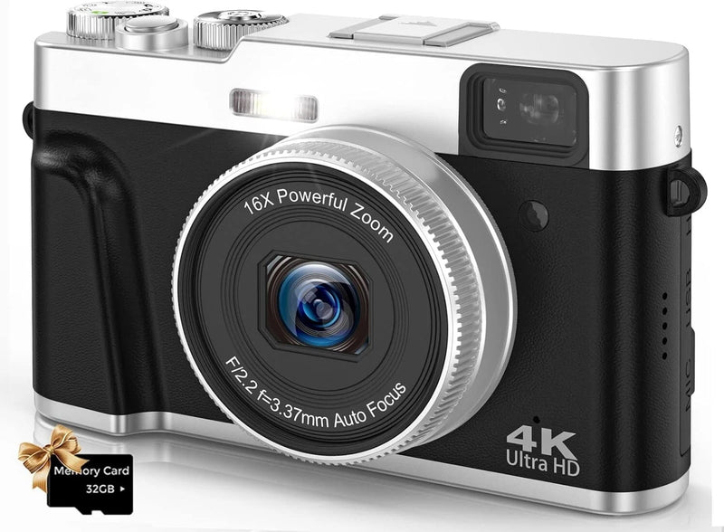 Fotocamera Digitale Compatta 4K 48MP Autofocus 16X nsoela