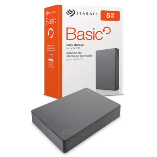 Seagate HARD DISK 5 TB BASIC ESTERNO USB 3.0 2,5" (STJL5000400) NERO - bigeshop