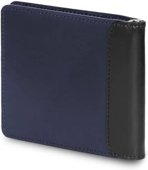 Moleskine Portafoglio in pelle 10 tasche 1 fermasoldi Blu-0