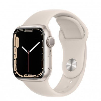 Apple Watch Series 7 GPS 45mm Midnight Aluminum with Starlight A2474 ( solo aperto la confezione )