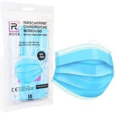 10pz - RMove Mascherina Chirurgica 3 Veli Tipo IIR