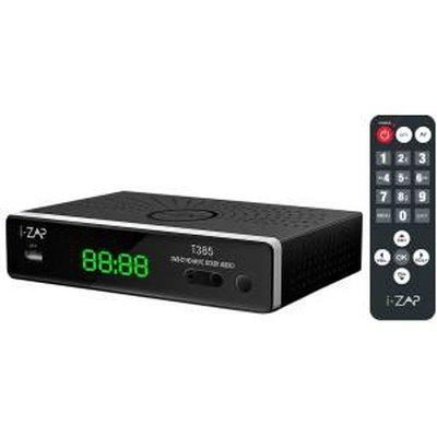 I-Zap Decoder T385 Play DVBT2 HEVC 10 BIT HD/USB Tasti Grandi