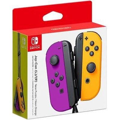 Switch Joy-Con Coppia Controller Viola / Arancione Neon