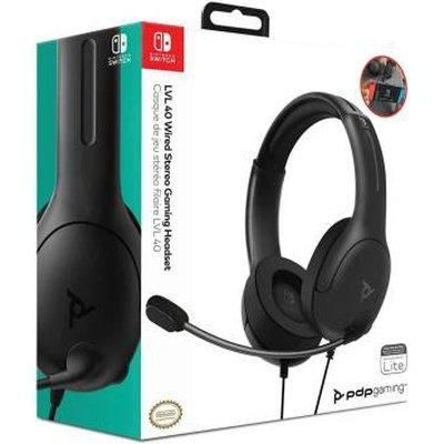 Switch PDP LVL40 Wired Headset Black