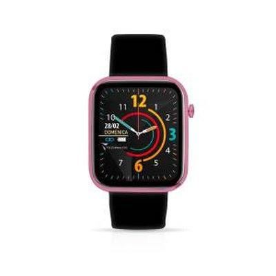 Techmade Smartwatch Hava Alluminio Saturazione/Pressione 1.68" Nero/Rosa