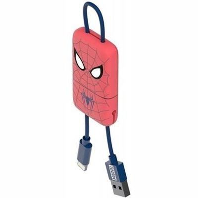 Tribe Cavo MFi Lightning Keyline 22cm Portachiavi Spider-Man