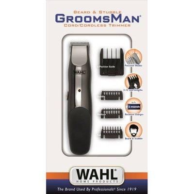 Wahl Regolabarba 9918 + Accessori GroomsMan Rechargeable - Ricaricabile/Filo