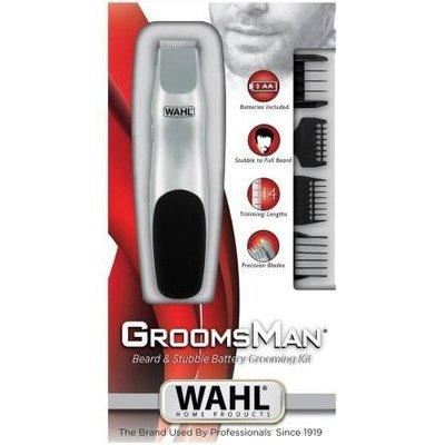 Wahl Regolabarba 9906 + Accessori GroomsMan Battery Batteria