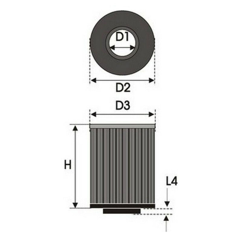 Filtro dell'aria Green Filters - bigeshop