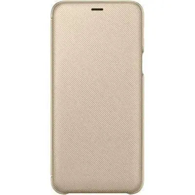 Custodia Cover Flip Case Originale Samsung EF-WA605 Oro Per Galaxy A6 PLUS 2018