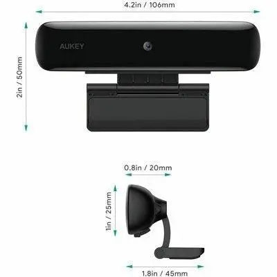 AUKEY PC-W1 1080p Webcam - Nera