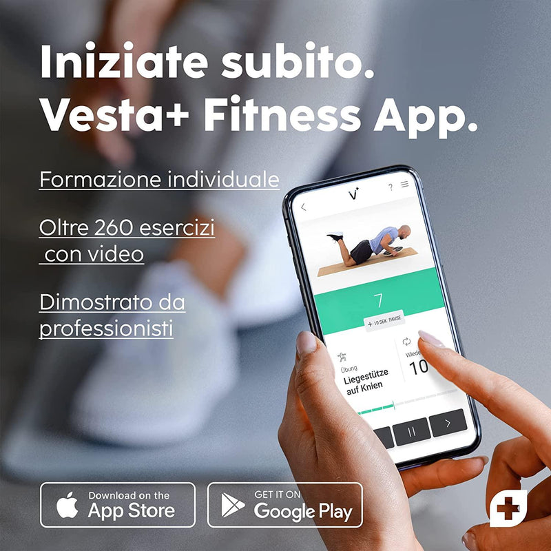 Vesta+ Balance Board Premium + Fitness App, vincitore del test Balance Board per il Plus nel tuo allenamento, Balance Board come trotola terapeutica, tavola oscillante per adulti - bigeshop