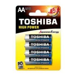 Toshiba Batterie Stilo AA Alcalina LR6GCP BP-4 1Cnf/4pz-0