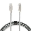 Aiino Cavo Helmet MFI USB-Ca Lightning 1m Silver-0