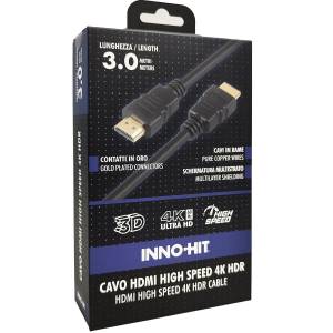 Inno-Hit Cavo HDMI High-Speed 4K HDR 60hz 3m Nero-0