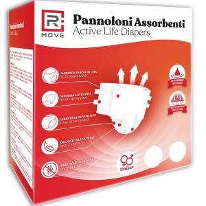 RMove Pannolini Assorbenti ActiveLife Adulto Tg.M 1Cnf/10pz-0