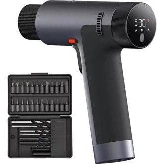 Xiaomi Mi Trapano Avvitatore 12V +31 Punte Nero-0