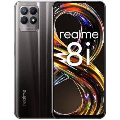 Realme 8i 4+128GB 6.4" Space Black DS ITA-0