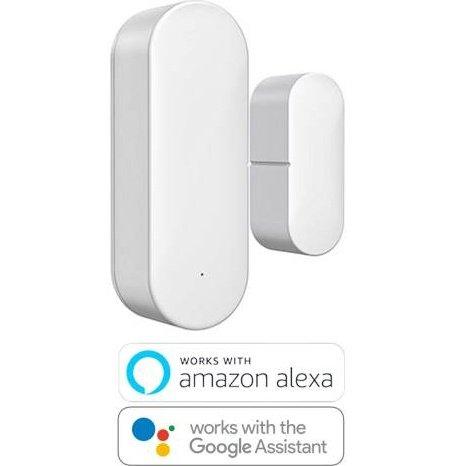 Superior Sensore Smart per Porte e Finestre Bianco Alexa Google SmartLife-0