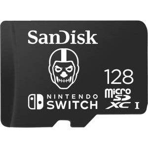 Switch Micro SDXC SanDisk 128GB Fortnite Skull Trooper-0