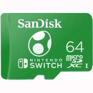 Switch Micro SDXC SanDisk 64GB for Nintendo Switch Yoshi-0