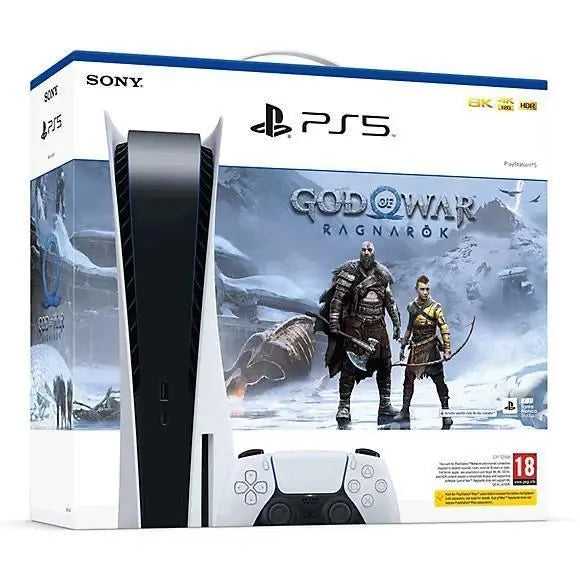 PS5 Console 825GB Standard Edition B Chassis White + GOD OF WAR: RAGNAROK VCH EU - bigeshop