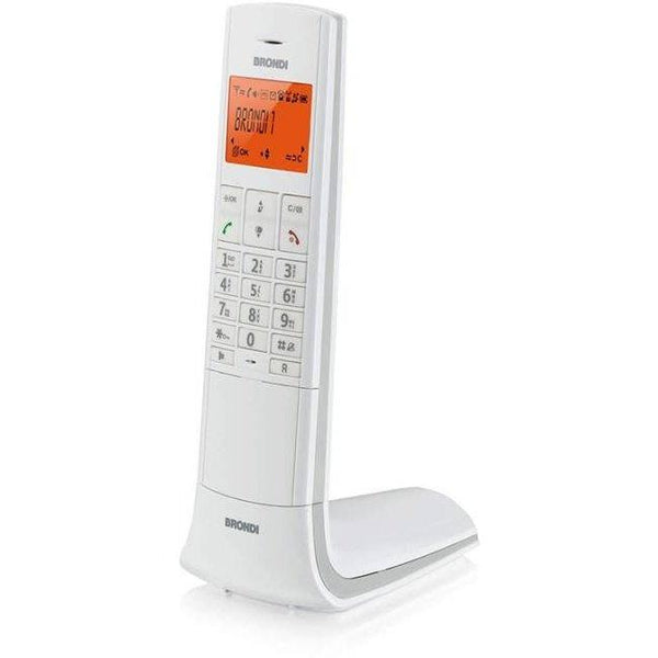 Telefono Cordless Brondi Lemure Bianco-0